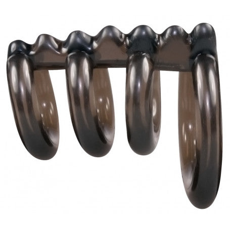 Anello fallico ritardante Cock/testicle Ring 4 rings